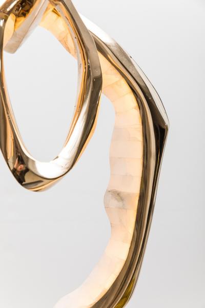 Markus Haase Markus Haase Bronze and Onyx Circlet Pendant I USA 2022