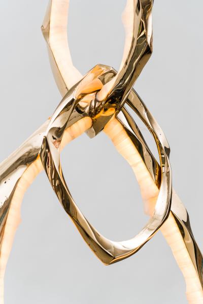 Markus Haase Markus Haase Bronze and Onyx Circlet Pendant II USA 2022