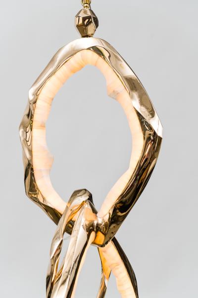 Markus Haase Markus Haase Bronze and Onyx Circlet Pendant II USA 2022