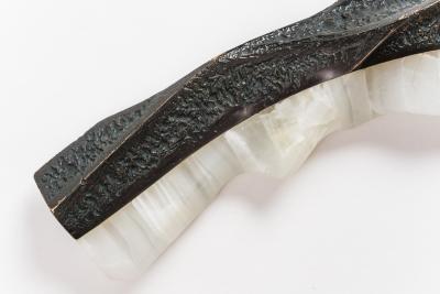 Markus Haase Markus Haase Bronze and Onyx Circlet Pendant II USA 2022