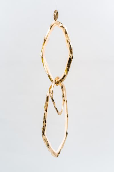 Markus Haase Markus Haase Bronze and Onyx Circlet Pendant III DE 2022