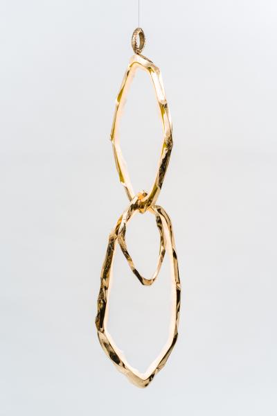 Markus Haase Markus Haase Bronze and Onyx Circlet Pendant III DE 2022