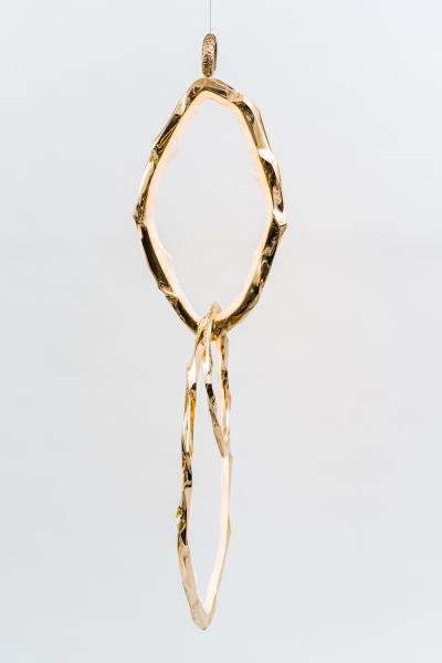 Markus Haase Markus Haase Bronze and Onyx Circlet Pendant III DE 2022