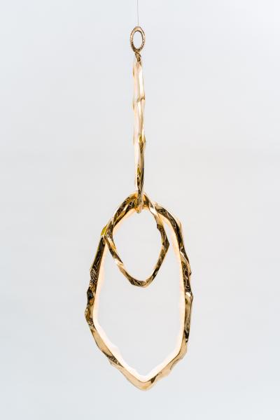 Markus Haase Markus Haase Bronze and Onyx Circlet Pendant III DE 2022