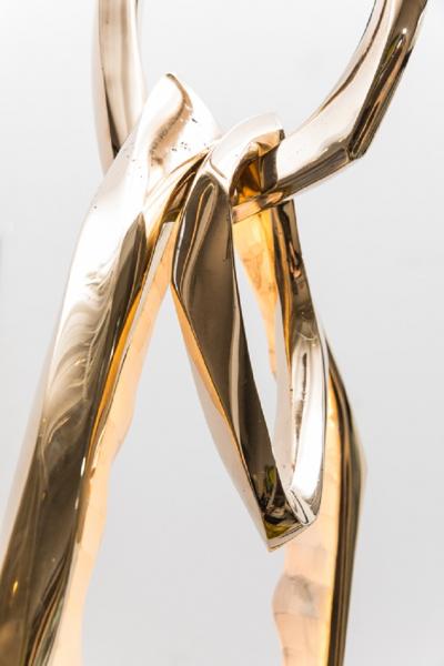 Markus Haase Markus Haase Bronze and Onyx Circlet Pendant USA 2019