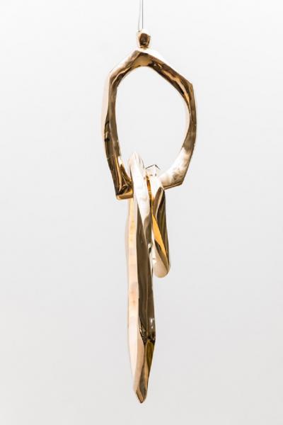 Markus Haase Markus Haase Bronze and Onyx Circlet Pendant USA 2019