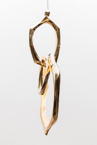 Markus Haase Markus Haase Bronze and Onyx Circlet Pendant USA 2019