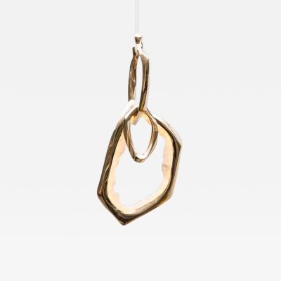 Markus Haase Markus Haase Bronze and Onyx Circlet Pendant USA 2019