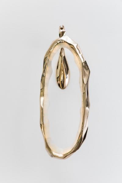 Markus Haase Markus Haase Bronze and Onyx Circlet Sconce USA 2018