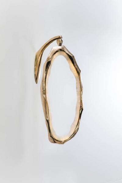 Markus Haase Markus Haase Bronze and Onyx Circlet Sconce USA 2018