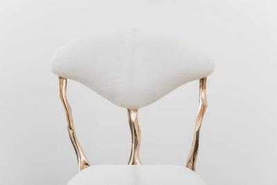 Markus Haase Markus Haase Faceted Bronze Dining Chair USA 2018