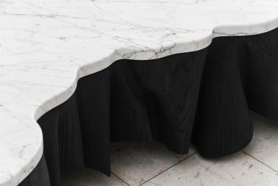 Markus Haase Markus Haase Over scaled Ash and Marble Aeolian Table USA 2021
