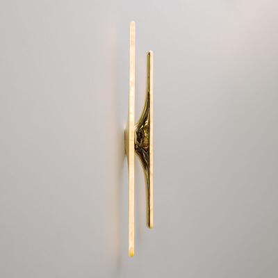 Markus Haase Markus Haase Sculptural Sconce in Polished Bronze and Onyx DE 2023