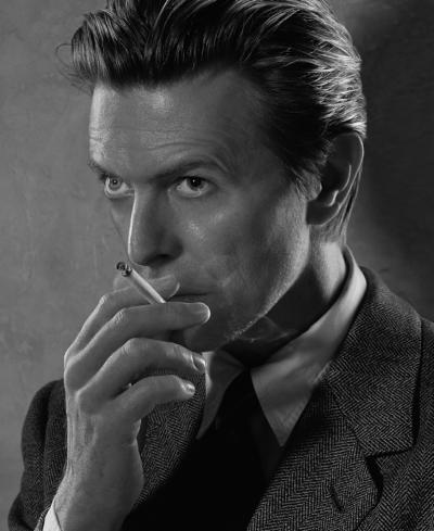 Markus Klinko David Bowie Smoking BW