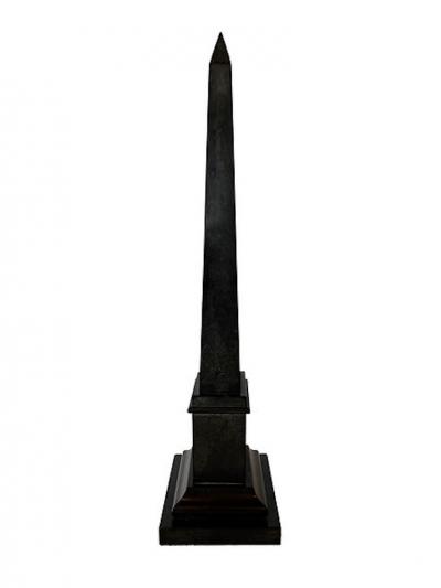 Marmo Negro and Specimen Marble Grand Tour Obelisk 19th Century