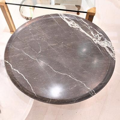 Marquina Marble Side Table