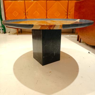 Marquina and Alicante Red Marble Coffe Table