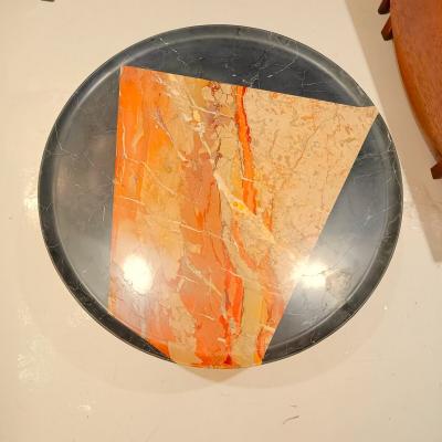 Marquina and Alicante Red Marble Coffe Table