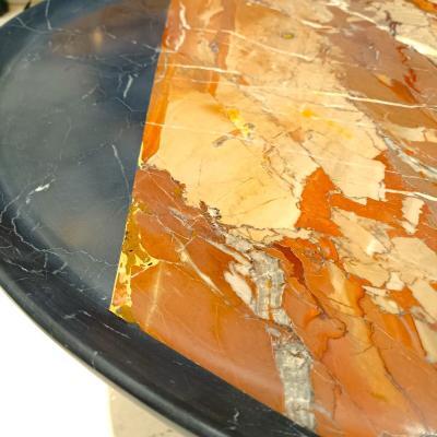 Marquina and Alicante Red Marble Coffe Table