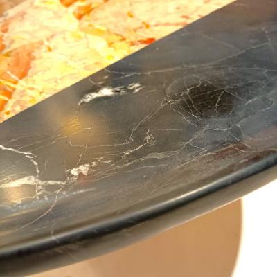 Marquina and Alicante Red Marble Coffe Table
