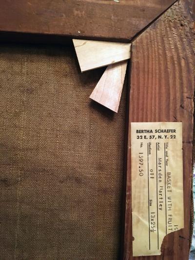 Marsden Hartley Basket with Fruit