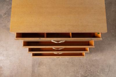 Marshall Field Company Chest of Drawers in Cerused Oak After Samuel Marx 1940s