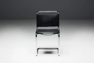 Mart Stam Spoleto Chairs by Ufficio Tecnico for Knoll Italy 1970s