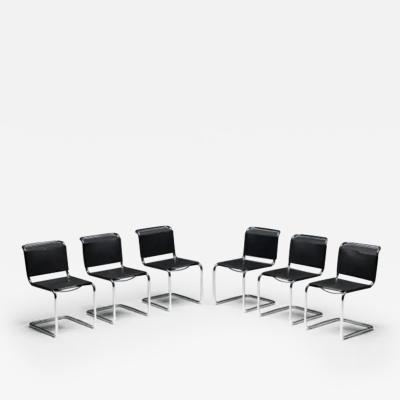 Mart Stam Spoleto Chairs by Ufficio Tecnico for Knoll Italy 1970s