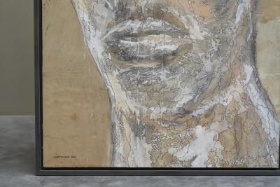 Mart Visser Mart Visser Large Artwork Mixed Media on Old Theatre Canvas 192 x 112 cm 2017