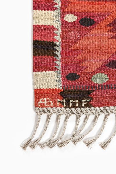 Marta Maas Fjetterstrom Barbro Nilsson Wool Carpet by M rta M s Fjetterstr m AB 1950