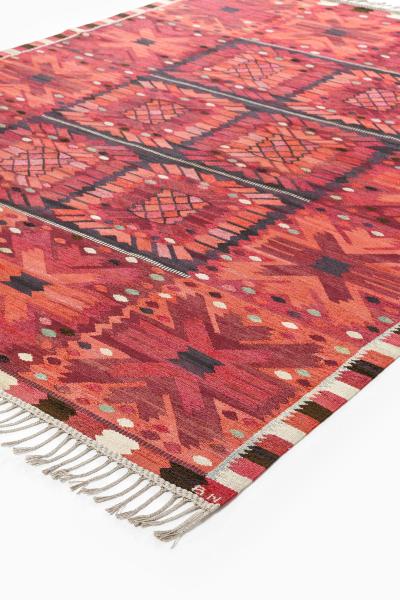 Marta Maas Fjetterstrom Barbro Nilsson Wool Carpet by M rta M s Fjetterstr m AB 1950