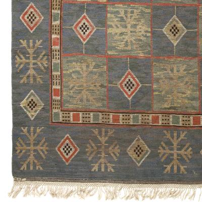 Marta Maas Fjetterstrom Bl Rutor Pile Rug by M rta M s Fjetterstr m