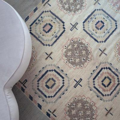 Marta Maas Fjetterstrom Signed Mid 20th Century M rta M s Fjetterstr m Deco Rug from Sweden