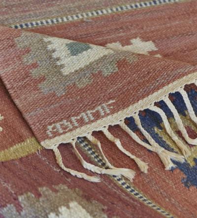 Marta Maas Fjetterstrom Signed Mid 20th Century Marta Maas Fjetterstr m AB Swedish Rug
