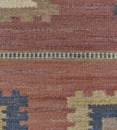Marta Maas Fjetterstrom Signed Mid 20th Century Marta Maas Fjetterstr m AB Swedish Rug
