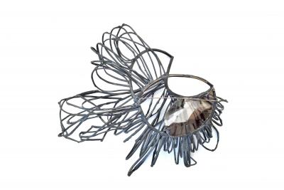 Martacarmela Sotelo MIRRORGEMS M 4 silver brooch