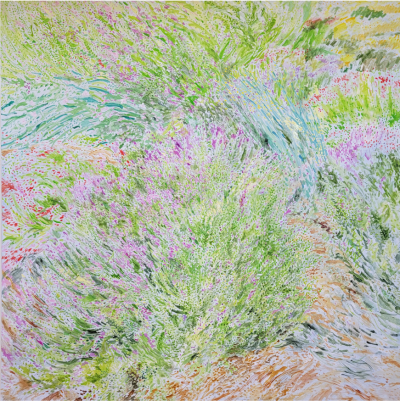 Martha Hughes Marfa Garden May 2025