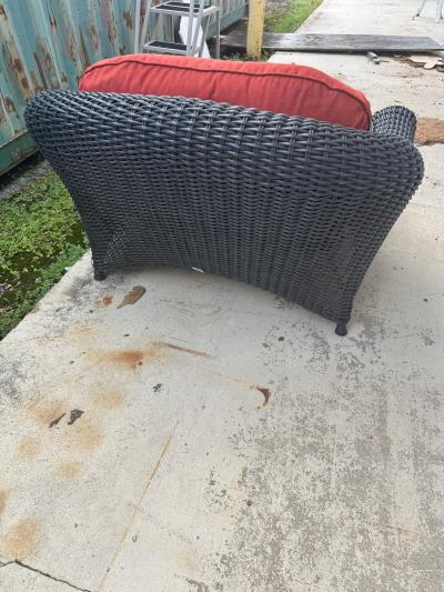 Martha Stewart Pair of Martha Stewart Wicker Chaise Lounge