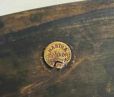 Martha Sturdy Vintage Martha Sturdy Blackened Gilt Bronze Patinated Bowl Signed