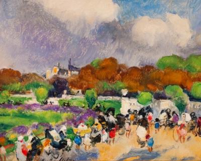 Martha Walter Autumn Afternoon in Luxembourg Garden 