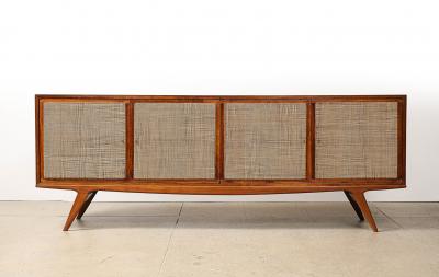 Martin Eisler Rare Four Door Sideboard by Martin Eisler