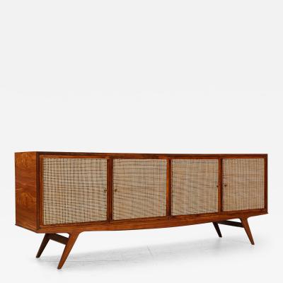 Martin Eisler Rare Four Door Sideboard by Martin Eisler