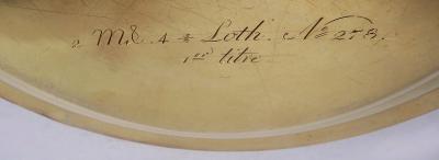 Martin Guillaume Set of 12 Biennais French Empire Plates with Hanover Dynasty Arms