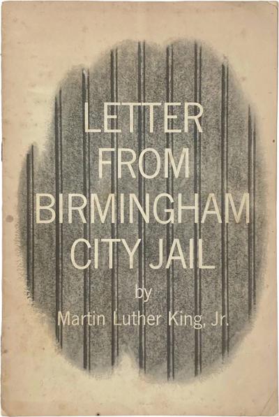 Martin Luther King Letter From Birmingham City Jail by Martin Luther King Jr Printed Pamphlet