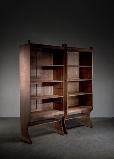 Martin Nyrop Pair of Martin Nyrop bookcases