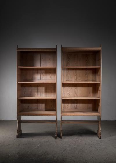 Martin Nyrop Pair of Martin Nyrop bookcases