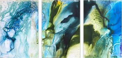 Martin Reyna Bois de Boulogne 2 Triptych 