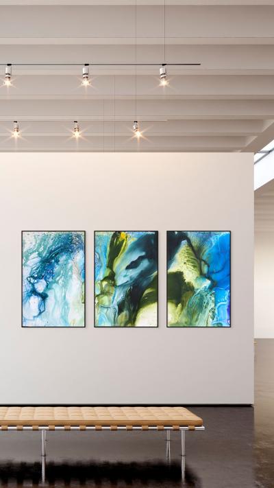 Martin Reyna Bois de Boulogne 2 Triptych 