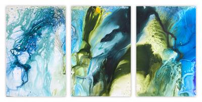 Martin Reyna Bois de Boulogne 2 Triptych 