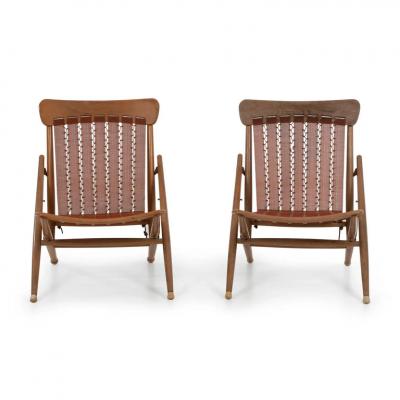 Maruni Mokko of Japan Folding Sling Chairs